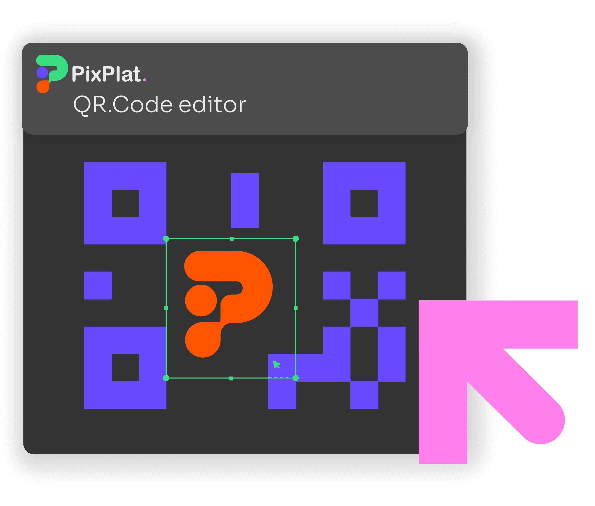 Custom QR Code editor with branding options